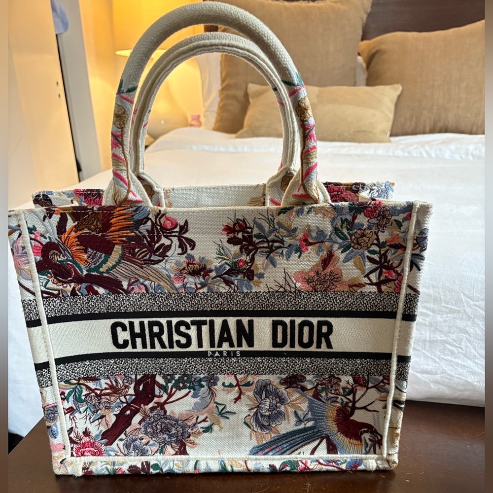 Dior Book Tote Multicolor Floral